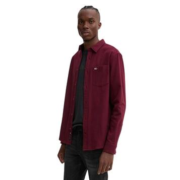 Ανδρικό Πουκάμισο Tommy Jeans Tjm Reg Flannel Shirt Deep Rouge DM0DM19656-VLP