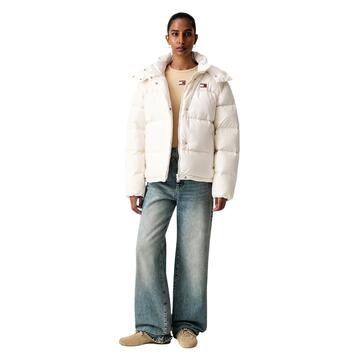Γυναικείο Μπουφάν Tommy Jeans Tjw Alaska Puffer Ext Off White DW0DW18610-YBH