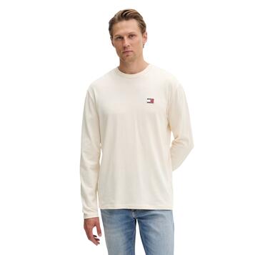 Ανδρική Μπλούζα Tommy Jeans Tjm Reg Badge Tee Ls Ice Grey Heather DM0DM21974-P08