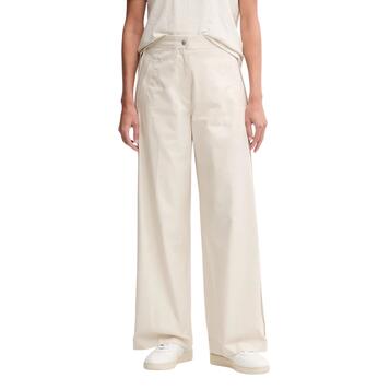 Γυναικείο Παντελόνι Calvin Klein Cotton Twill Aop Logo Stripe Pan Rainy Day LV044D612G-GTR