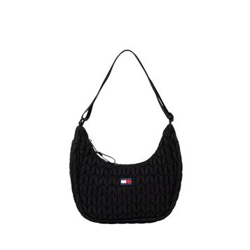 Γυναικεία Τσάντα Tommy Jeans Urban X-Body Quilted Black AW0AW17546-BDS