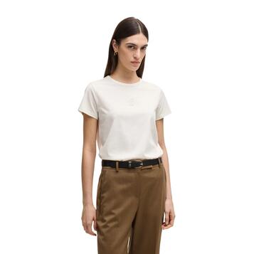 Γυναικείο T-shirt Boss Eventsa 6 Open White 50534800-118