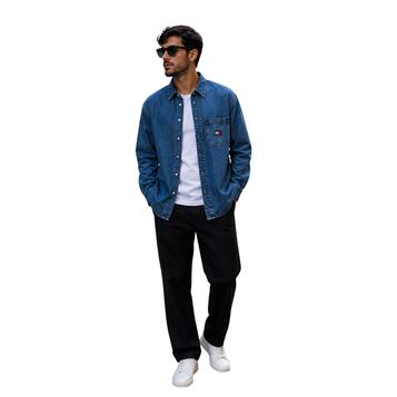 Ανδρικό Μπουφάν Tommy Jeans Aiden Vintage Overshirt Ch7139 Denim Medium DM0DM20195-1A5