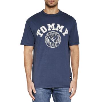 Ανδρικό T-shirt Tommy Jeans Tjm Reg Vintage Arch Tommy Tee Dark Night Navy DM0DM18542-C1G Ανδρικό T-shirt Tommy Jeans Tjm Reg Vintage Arch Tommy Tee Dark Night Navy DM0DM18542-C1G