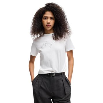 Γυναικείο T-shirt Hugo Damacia 3 White 50535491-100