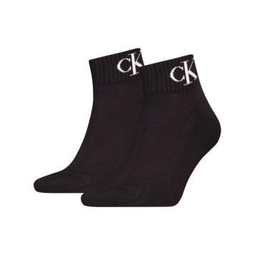 Αντρικές Κάλτσες Calvin Klein Quarter 2p Monogram Black 701228805-001 Αντρικές Κάλτσες Calvin Klein Quarter 2p Monogram Black 701228805-001