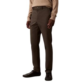 Ανδρικό Παντελόνι Calvin Klein Slim Sateen Chino Trouser Beluga LV04LD613G-PAR32 Ανδρικό Παντελόνι Calvin Klein Slim Sateen Chino Trouser Beluga LV04LD613G-PAR32