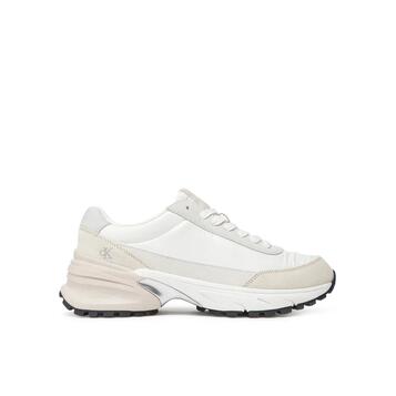 Γυναικεία Sneakers Calvin Klein Hike Runner Mg Nylon Perl Bright White Silver Creamy YW0YW01963-02R