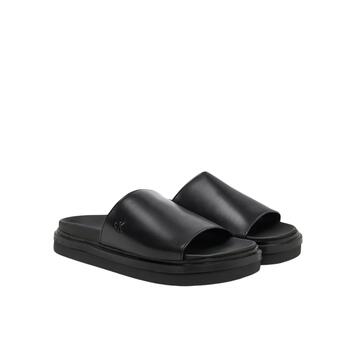 Γυναικείες Παντόφλες Calvin Klein Flat Molded Sandal Slide Triple Black YW0YW01710-0GJ