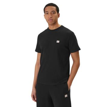 Ανδρικό T-Shirt Calvin Klein Ss Waffle Badge Crewnk Tee Black LV04RD008G-UB1