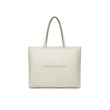 Γυναικεία Τσάντα Ώμου Calvin Klein Sculpted Slim Tote34 Mono Tofu K60K612222-YAS Γυναικεία Τσάντα Ώμου Calvin Klein Sculpted Slim Tote34 Mono Tofu K60K612222-YAS