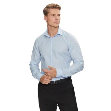 Αντρικό Πουκάμισο Calvin Klein Non Iron Tonal Strct Slim Sweet Blue K10K113848-C3Q