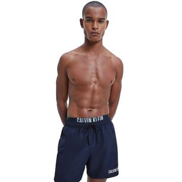 Ανδρικό Μαγιό Calvin Klein Medium Double Wb Black Iris KM0KM00552-CBK