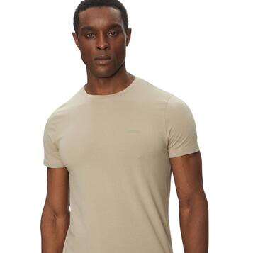 Ανδρικό T-shirt Calvin Klein Stretch Slim Fit T-shirt Aluminum K10K112724-PAH Ανδρικό T-shirt Calvin Klein Stretch Slim Fit T-shirt Aluminum K10K112724-PAH