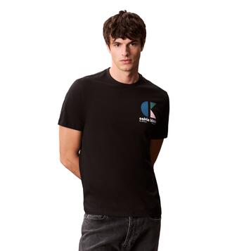 Ανδρικό T-shirt Calvin Klein Ss 30s Eu Ck Bh Logo Graphic Tee Black LV04RC843G-UB1 Ανδρικό T-shirt Calvin Klein Ss 30s Eu Ck Bh Logo Graphic Tee Black LV04RC843G-UB1