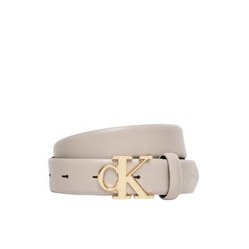 Γυναικεία Ζώνη Calvin Klein Ck Buckle 30mm Fixed Belt Chateu / Antique Light Gold LV04F7054G-2X7