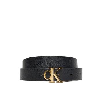 Γυναικεία Ζώνη Calvin Klein Facted Ck Buckle 25mm REi»?V ADJ M Black / Chateu LV04F7044G-YIJ
