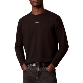 Ανδρική Μπλούζα Calvin Klein Ls Easy 20s Retro Back Gr Black LV04RH851G-UB1