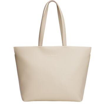 Γυναικεία Τσάντα Ώμου Tommy Hilfiger Th Logotape Tote Classic Beige AW0AW17693-ACI