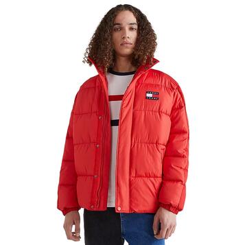 Ανδρικό Μπουφάν Tommy Jeans Tjm Tonal Badge Puffer Deep Crimson DM0DM15121-XNL