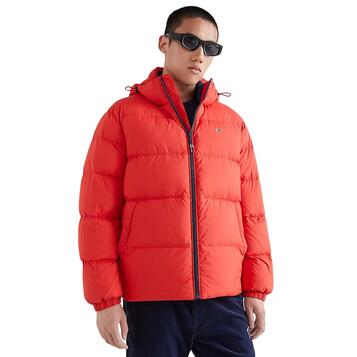 Ανδρικό Μπουφάν Tommy Hilfiger Tjm Essential Down Jacket Deep Crimson DM0DM15447-XNL Ανδρικό Μπουφάν Tommy Hilfiger Tjm Essential Down Jacket Deep Crimson DM0DM15447-XNL