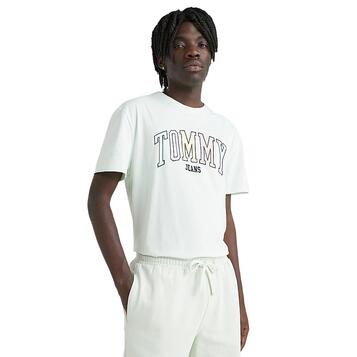 Ανδρικό T-Shirt Tommy Jeans Tjm Clsc College Pop Tommy Tee Minty DM0DM16401-LXW Ανδρικό T-Shirt Tommy Jeans Tjm Clsc College Pop Tommy Tee Minty DM0DM16401-LXW