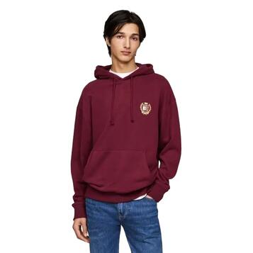 Αντρικό Φούτερ Tommy Hilfiger Reg Flag Crest Ext Deep Rouge DM0DM19762-VLP