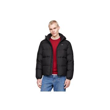 Aνδρικό Μπουφάν Τommy Jeans Tjm Essential Down Jacket Ext Black DM0DM19786-BDS Aνδρικό Μπουφάν Τommy Jeans Tjm Essential Down Jacket Ext Black DM0DM19786-BDS