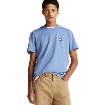 Ανδρικό T-shirt Tommy Jeans Reg Badge Ext Colorado Blue DM0DM20322-DY6