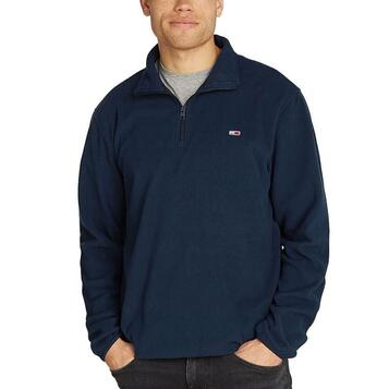Ανδρικό Φούτερ Tommy Jeans Tjm Reg S Flag Polar 1/4 Zip Dark Night Navy DM0DM20508-C1G