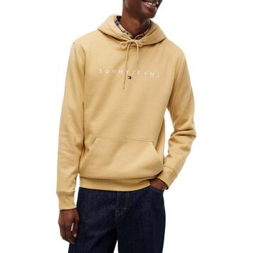 Ανδρικό Φούτερ Tommy Jeans Tjm Reg Linear Logo Hoodie Ext Sandy Beige DM0DM20746-ACA