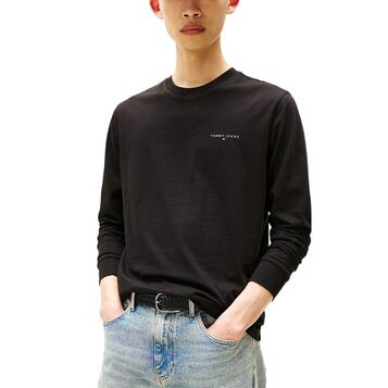 Ανδρική Μπλούζα Tommy Jeans Tjm Slim Chest Linear Ls Tee Ext Black DM0DM21594-BDS Ανδρική Μπλούζα Tommy Jeans Tjm Slim Chest Linear Ls Tee Ext Black DM0DM21594-BDS