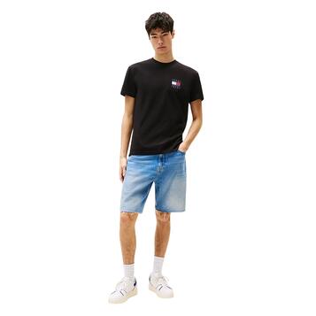 Ανδρικό T-Shirt Tommy Jeans Reg Flag Graph Bckprnt T Ext Black DM0DM21910-BDS Ανδρικό T-Shirt Tommy Jeans Reg Flag Graph Bckprnt T Ext Black DM0DM21910-BDS