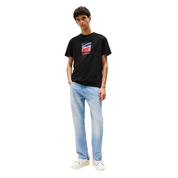 Ανδρικό T-Shirt Tommy Jeans Tjm Reg Rwb Dna Tee Black DM0DM21940-BDS Ανδρικό T-Shirt Tommy Jeans Tjm Reg Rwb Dna Tee Black DM0DM21940-BDS