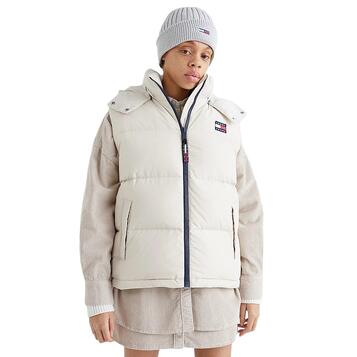 Γυναικείο Γιλέκο Tommy Jeans Tjw Alaska Puffer Vest Stoney Beige DW0DW14290-ACE