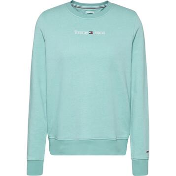 Γυναικείο Φούτερ Tommy Jeans Tjw Reg Serif Linear Crew Ocean Tide DW0DW15056-L67 Γυναικείο Φούτερ Tommy Jeans Tjw Reg Serif Linear Crew Ocean Tide DW0DW15056-L67