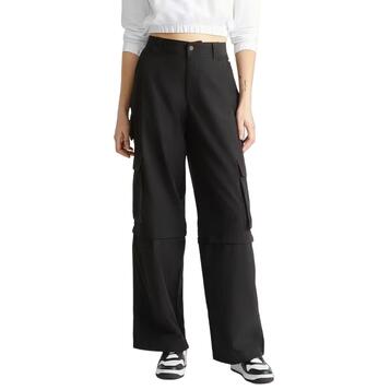 Γυναικείο Παντελόνι Tommy Jeans Tjw Claire Nylon Zip-Off Cargo Black DW0DW16389-BDS Γυναικείο Παντελόνι Tommy Jeans Tjw Claire Nylon Zip-Off Cargo Black DW0DW16389-BDS