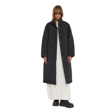 Γυναικείο Μπουφάν Tommy Jeans Tjw Diamond Quilt Coat Black DW0DW16574-BDS