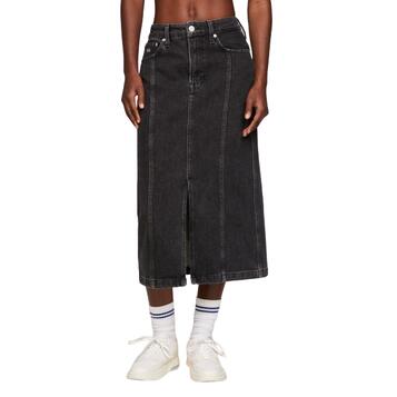 Γυναικεία Φούστα Tommy Jeans Claire Hgh Midi Skirt Ah7185 Denim Black DW0DW17700-1BZNI