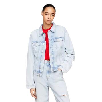 Γυναικείο Μπουφάν Tommy Jeans Mom Jacket Flag Bh6015 DW0DW18331-1AB Γυναικείο Μπουφάν Tommy Jeans Mom Jacket Flag Bh6015 DW0DW18331-1AB