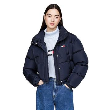 Γυναικείο Μπουφάν Tommy Jeans Back Flag Alaska Ext Dark Night Navy DW0DW18820-C1G