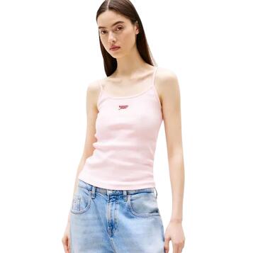 Γυναικείο Top Tommy Jeans Script Strappy Precious Pink DW0DW20241-TH3