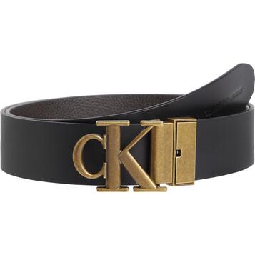 Ανδρική Ζώνη Calvin Klein Ro Mp Rev Adj Lthr Belt 35mm Black_ Bitter Brown K50K511165-0GS