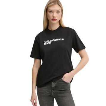 Γυναικείο T-shirt Karl Lagerfeld Reg Ss Essential Black A1W17005-999