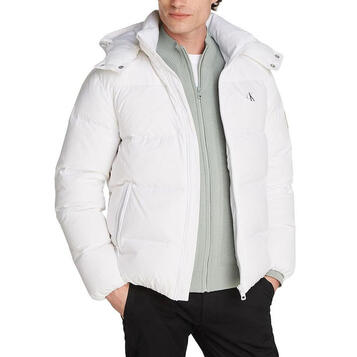 Ανδρικό Μπουφάν Calvin Klein Essentials Down Bright White J30J325946-YAF