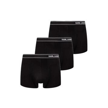 Ανδρικά Εσώρουχα Karl Lagerfeld Stripe Logo Micro Trunk Black A1M47084-999