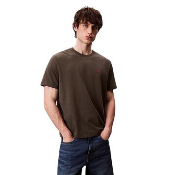 Ανδρικό T-Shirt Calvin Klein Ss Monogram 20S Easy Tee Beluga LV04RC275G-PAR