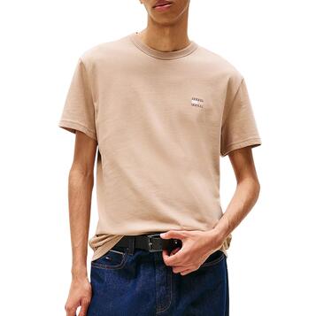 Ανδρικό T-Shirt Tommy Jeans Reg Badge Ext Coastal Taupe Tonal DM0DM20322-0HD Ανδρικό T-Shirt Tommy Jeans Reg Badge Ext Coastal Taupe Tonal DM0DM20322-0HD