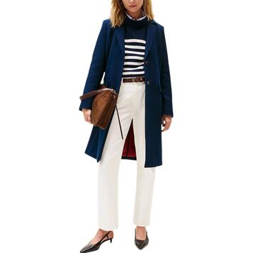 Γυναικείο Παλτό Tommy Hilfiger Classic Sb Wool Reg Coat Dark Night Navy WW0WW46547-C1G