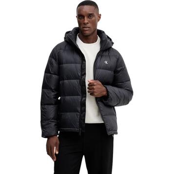 Ανδρικό Μπουφάν Calvin Klein Ls Nyln Zp Off Hd Dw Black LV04RC518G-UB1
